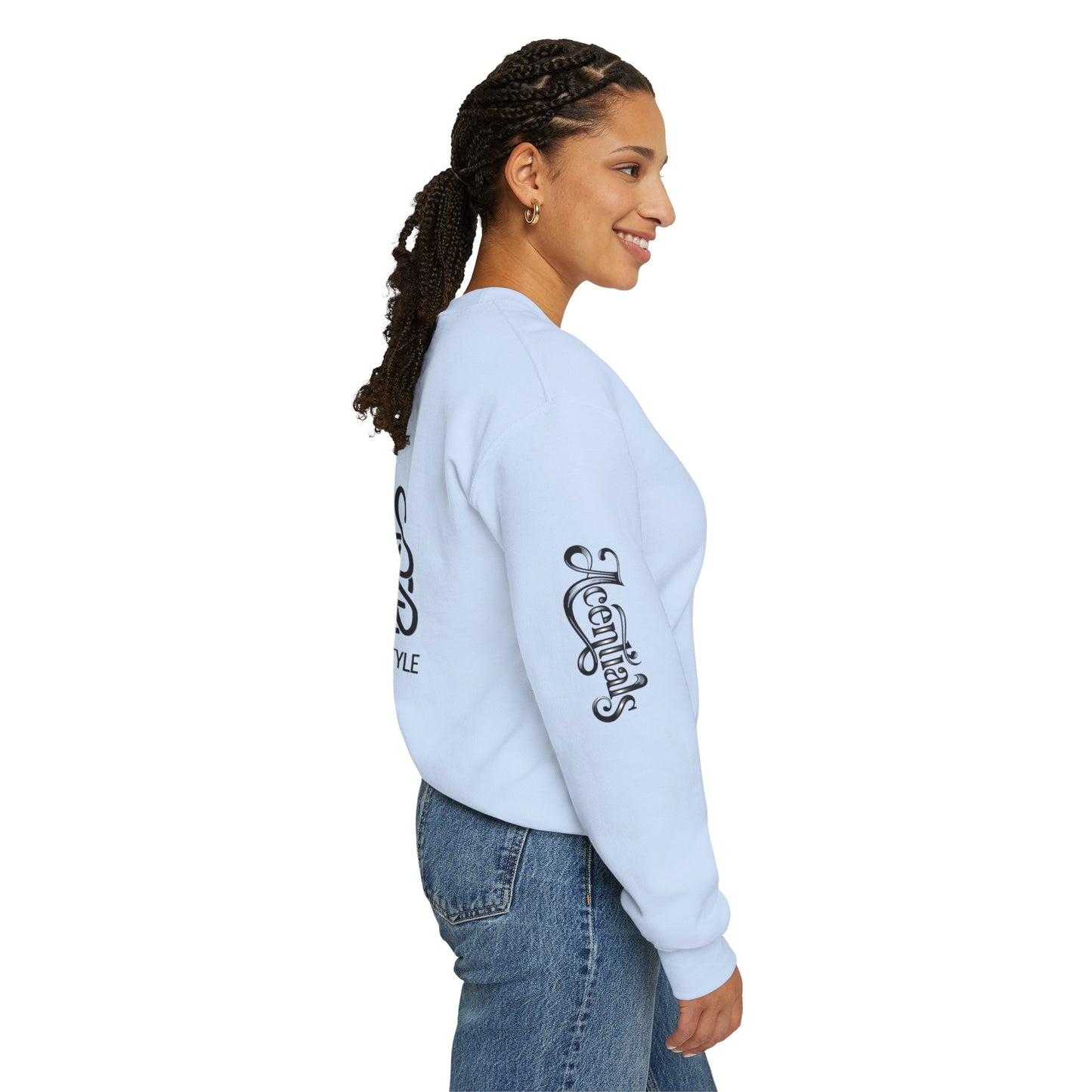 NEVER LOSE SYLE- Sweatshirt ( Light Blue )